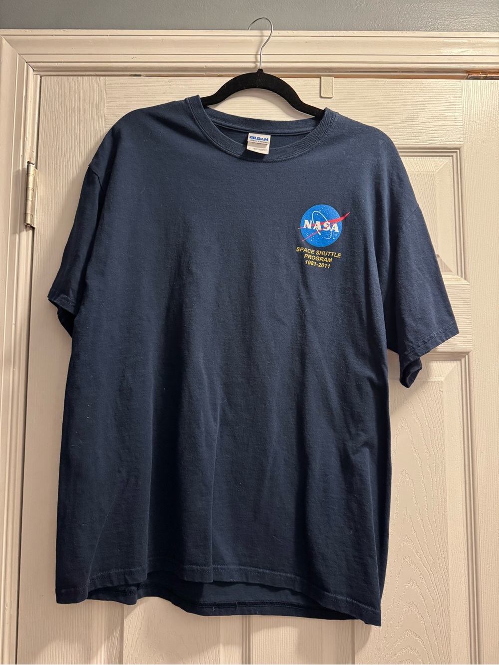 NASA Blue Large Space Shuttle Missions T Shirt